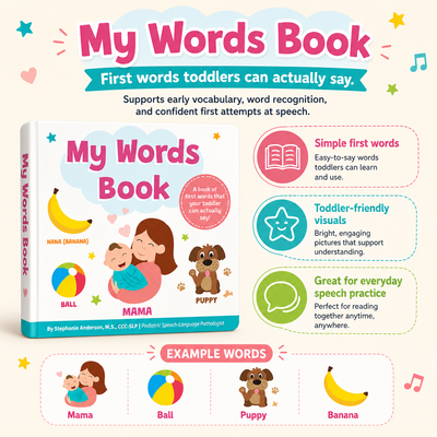 First Words Book: Things to Name